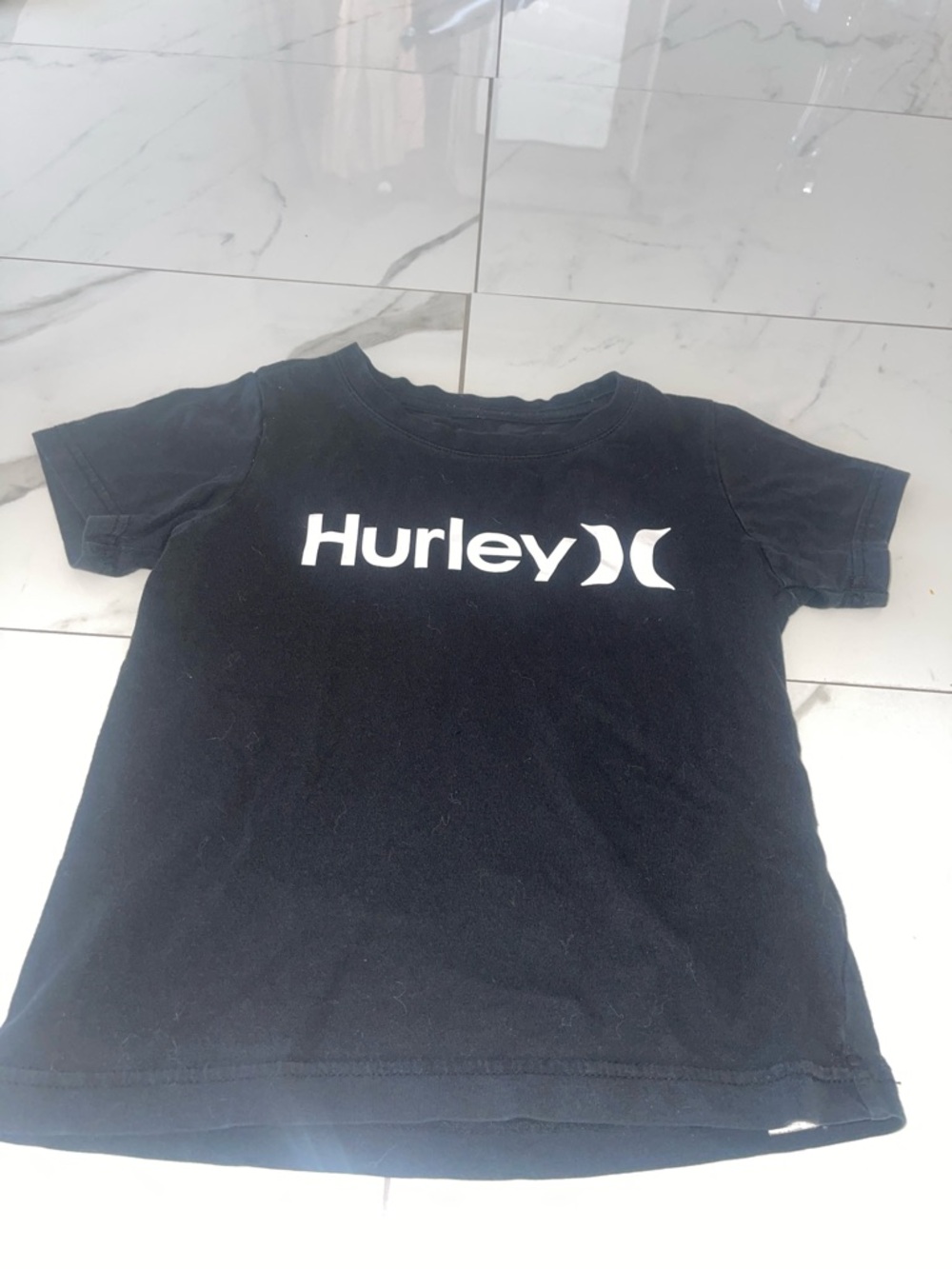 Hurley Black Kids Logo Tee